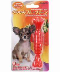 スーパーキャット かみかみフルーツボーン セミハード S ストロベリー