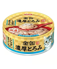 アイシア 金缶　濃厚とろみしらす入りまぐろ 70g