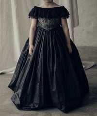 "Meg" セパレート仕様ドレス (sample products) / Kids110 / Black