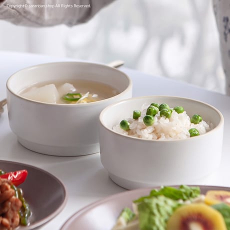 【韓国製】韓定食モダン茶碗