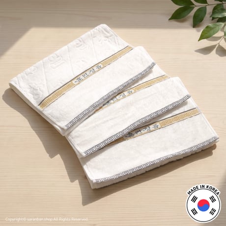 【韓国製】ハングル伝統柄タオル