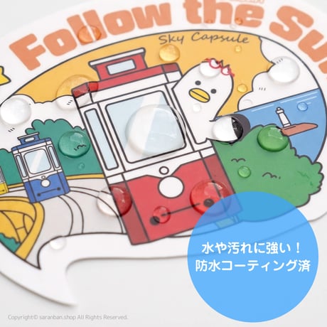 【釜山ブギ】観光名所ステッカー（全３種）