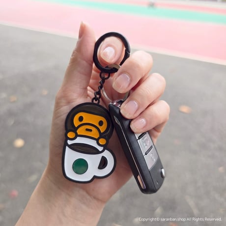 【STARBUCKS KOREA】BAPEコラボメタルキーリング