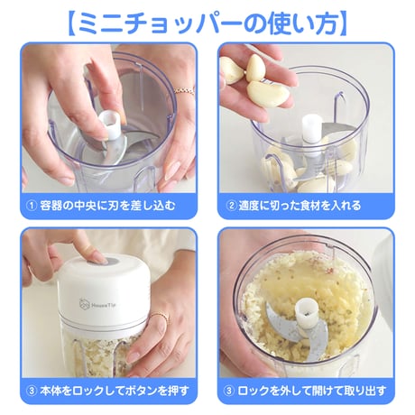 ラクラク電動ミニチョッパー