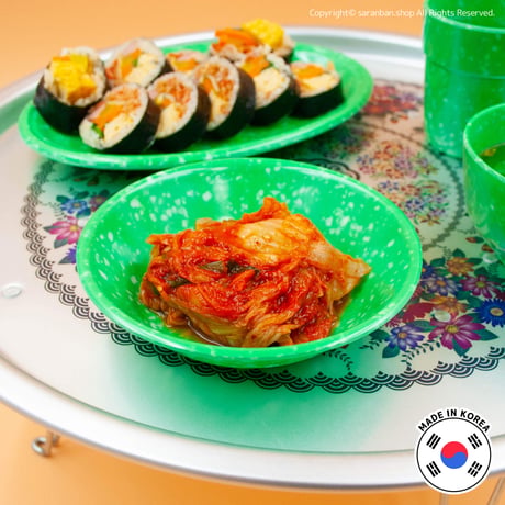 よもぎ色レトロ食器（キムチ）