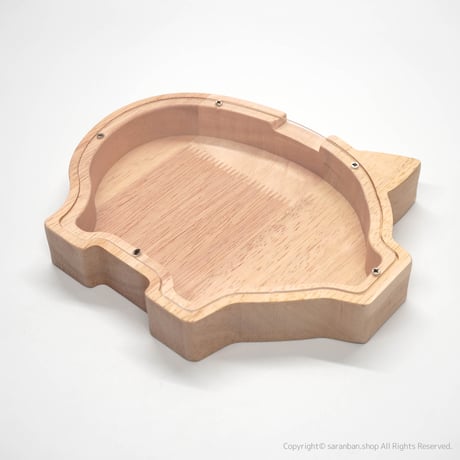 ブタのアクリル貯金箱