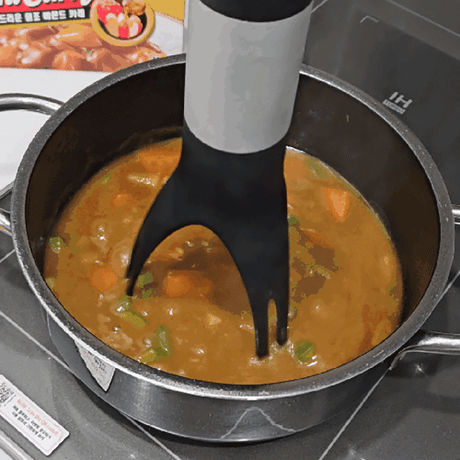 ハンズフリー自動かき混ぜ機