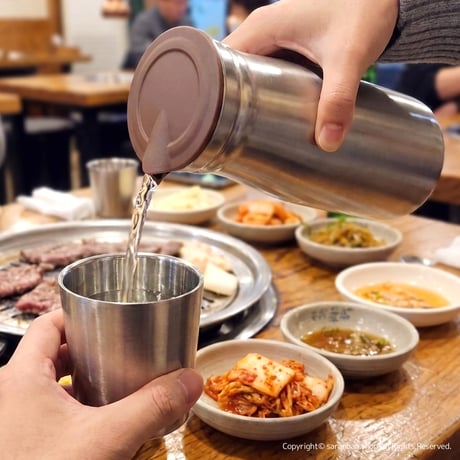 韓国食堂のウォーターボトル