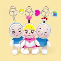 【ユミの細胞たち】細胞ふわふわキーリング（全３種）