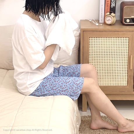 冷蔵庫プリーツパンツ（ひざ丈）