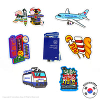 韓国パロディステッカー（全７種）