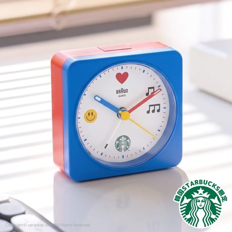 【STARBUCKS KOREA】カラフル卓上時計