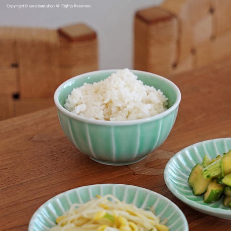 【韓国製】青磁ごはん茶碗