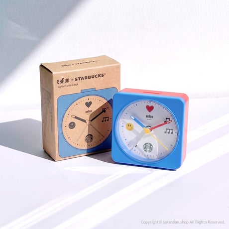 【STARBUCKS KOREA】カラフル卓上時計