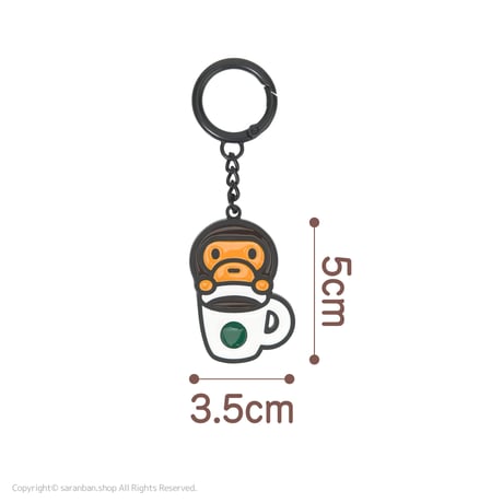 【STARBUCKS KOREA】BAPEコラボメタルキーリング
