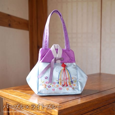 チマチョゴリ刺繍バッグ（全２色）