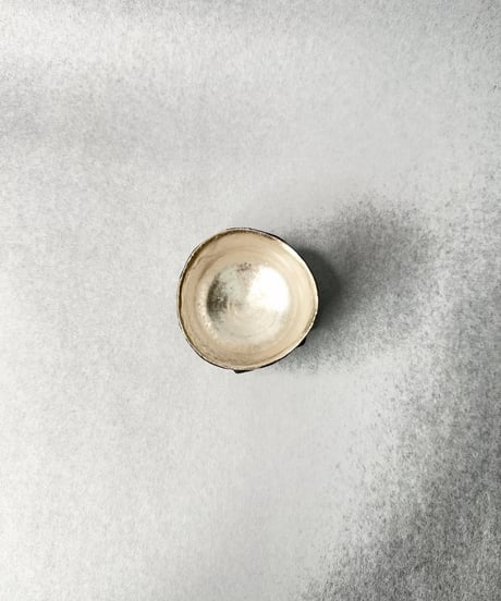 Spiral Silver ぐい呑(角)