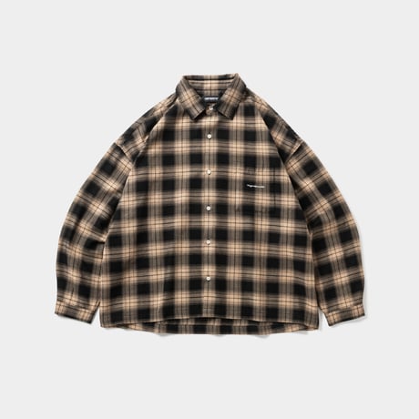TIGHTBOOTH  PLAID FLANNEL L/S SHIRT