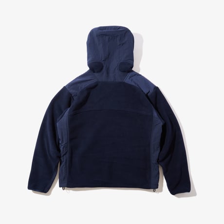 DIASPORA  HILLY TERRAIN FLEECE JACKET - Navy