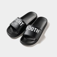 TIGHTBOOTH  BIG LABEL SLIDE SANDAL