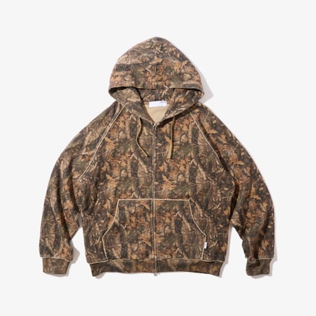 DIASPORA   DRY WAFFLE FULL ZIP HOODIE