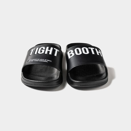 TIGHTBOOTH  BIG LABEL SLIDE SANDAL