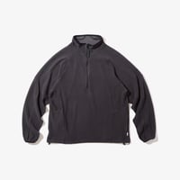DIASPORA  GRID FLEECE PULLOVER - Black