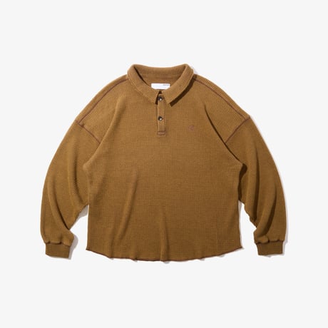 DIASPOLA  WAFFLE L/S POLO