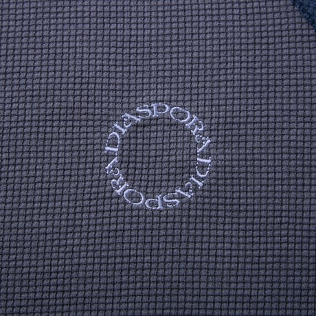 DIASPORA  DRY WAFFLE L/S TOP - Navy