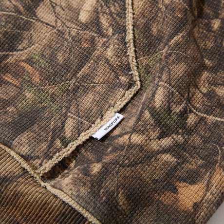 DIASPORA   DRY WAFFLE FULL ZIP HOODIE