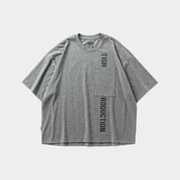 TIGHTBOOTH  STRAIGHT UP S/S T-SHIRT - Charcoal