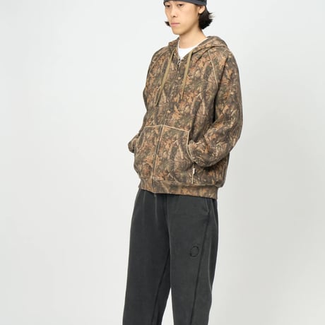 DIASPORA   DRY WAFFLE FULL ZIP HOODIE