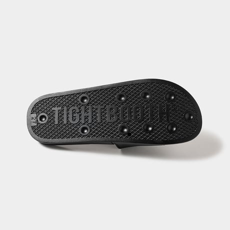 TIGHTBOOTH  BIG LABEL SLIDE SANDAL