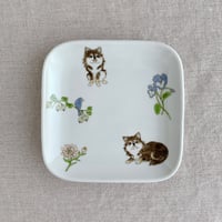 チワワ（チョコタン）パン皿（小）