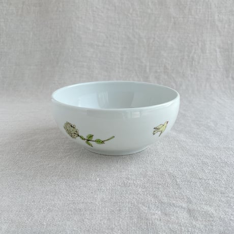 トイプードル（白）丸鉢