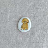 箸置き　パピートイプードル（アプリコット）