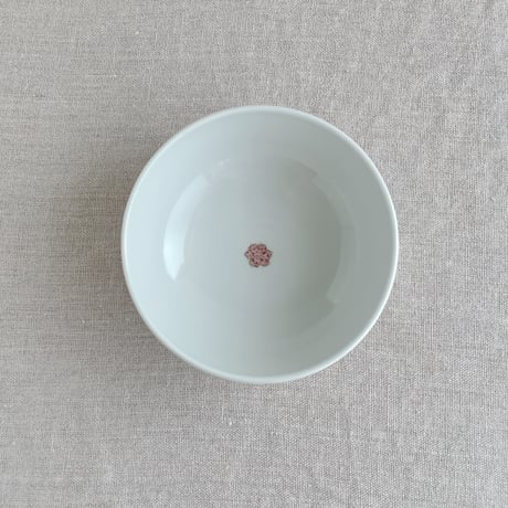 トイプードル（白）丸鉢