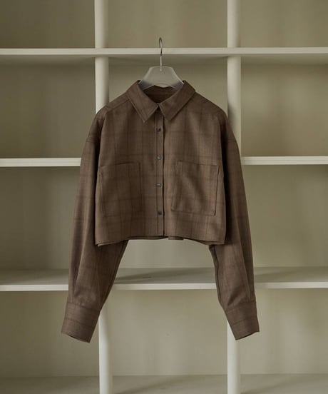 anuke アンヌーク　Short Check Shirts　62620412