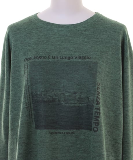 AnnaKerryアンナケリープリント　長袖Ｔシャツ　56264904