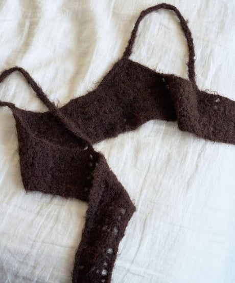 anuke アンヌーク Crochet Knit Bustier 62620510