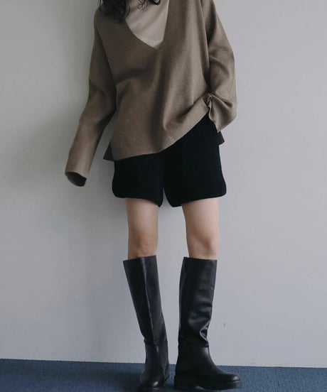 anuke アンヌーク　Velour Short Pants　62620710