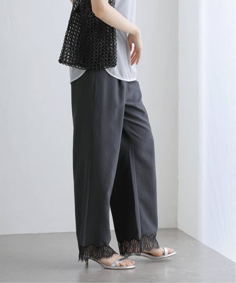 CHIGNON/シニヨン レースサテンイージーパンツ 3563-682NH