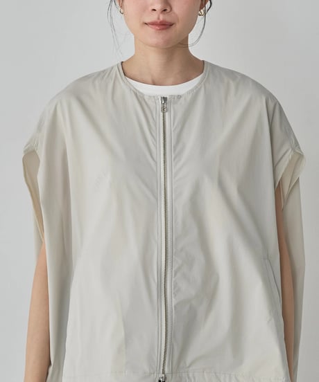 hunch ハンチ [ICE TOUCH] DOUBLE-ZIP SLEEVELESS BLOUSON WDN5303