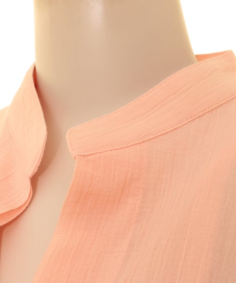 PASSIONE パシオーネ ROBE　ローブ 楊柳オープンカラーワイドシャツ 626464