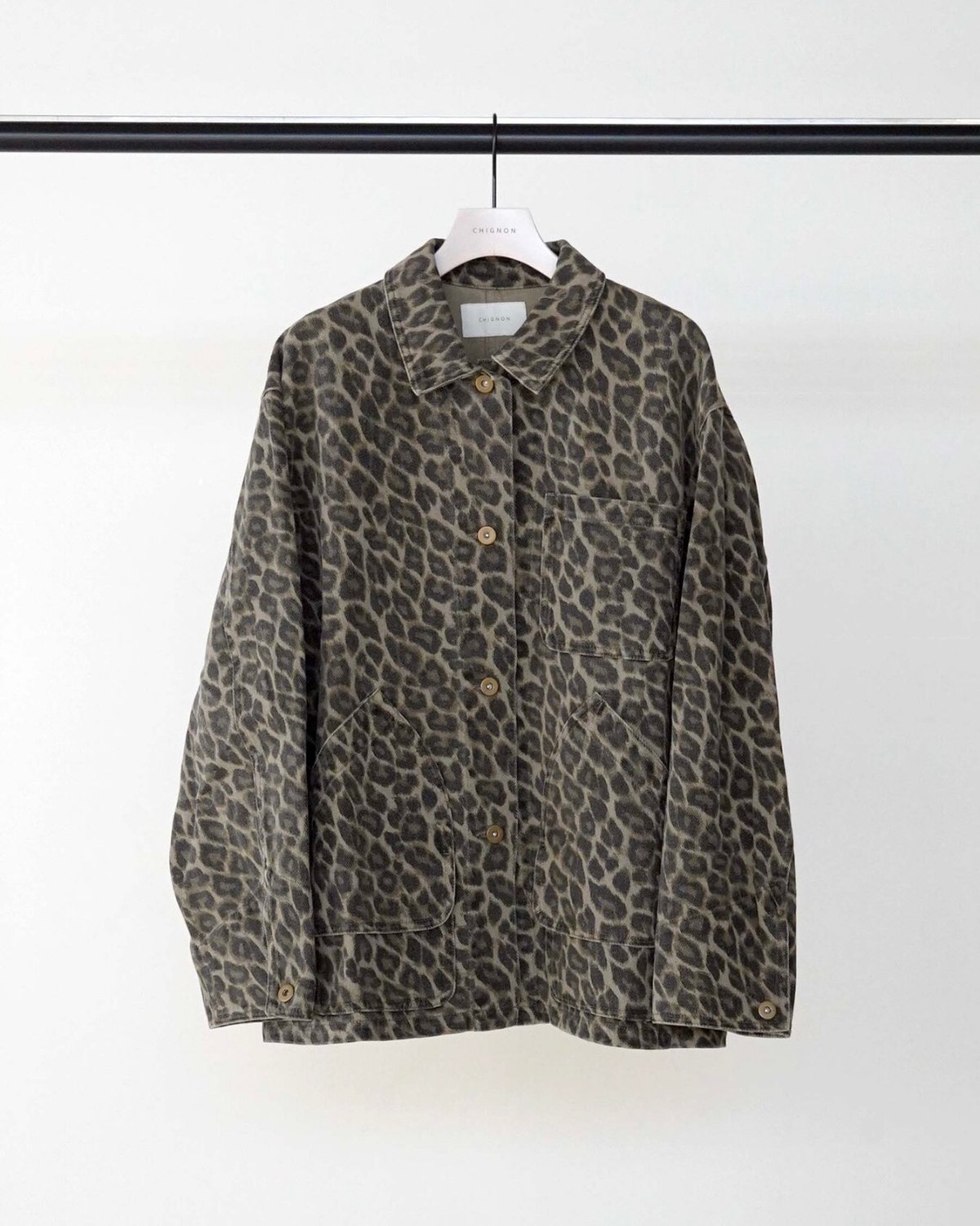 CHIGNON シニヨン ウォッシュドレオパードJK 4864-108BT | Deargo