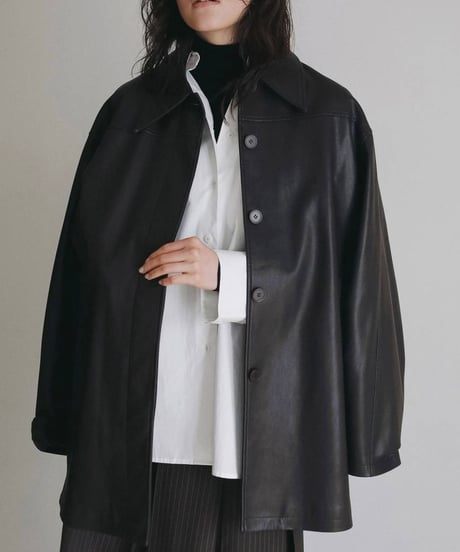 anuke アンヌーク　Ecoleather Over Jacket　62620105