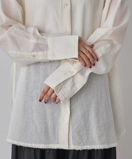 hunch ハンチ  DOBBY STRIPE SHIRT WLH5198