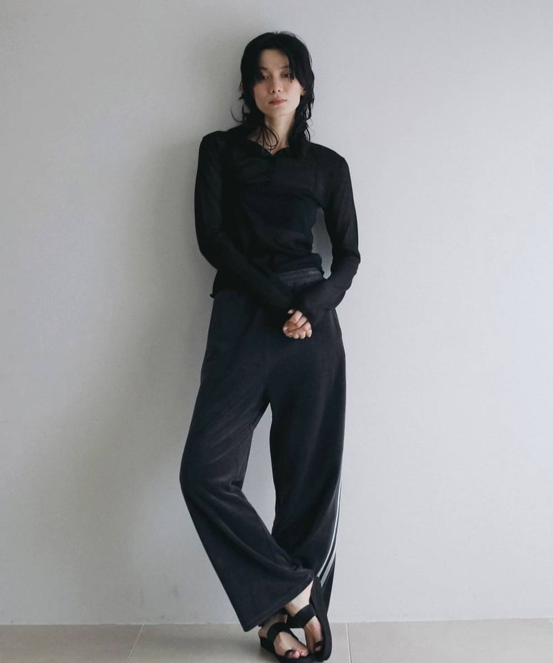anuke/アンヌーク Velour Track Pants ボトム ベロアトラックパンツ 6