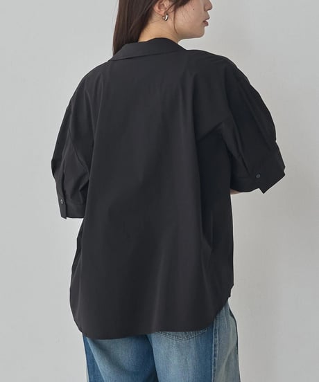 hunch ハンチ  ICE TOUCHダブルボタンシャツ [ICE TOUCH] SHORT-SLEEVE BOX SHIRT WLN5304