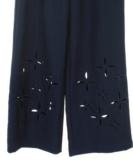 PRAIA　　プライア　アイレットデニムパンツ　LEI-2649
